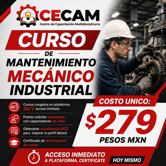 Curso Online de Mantenimiento Mécanico Industrial