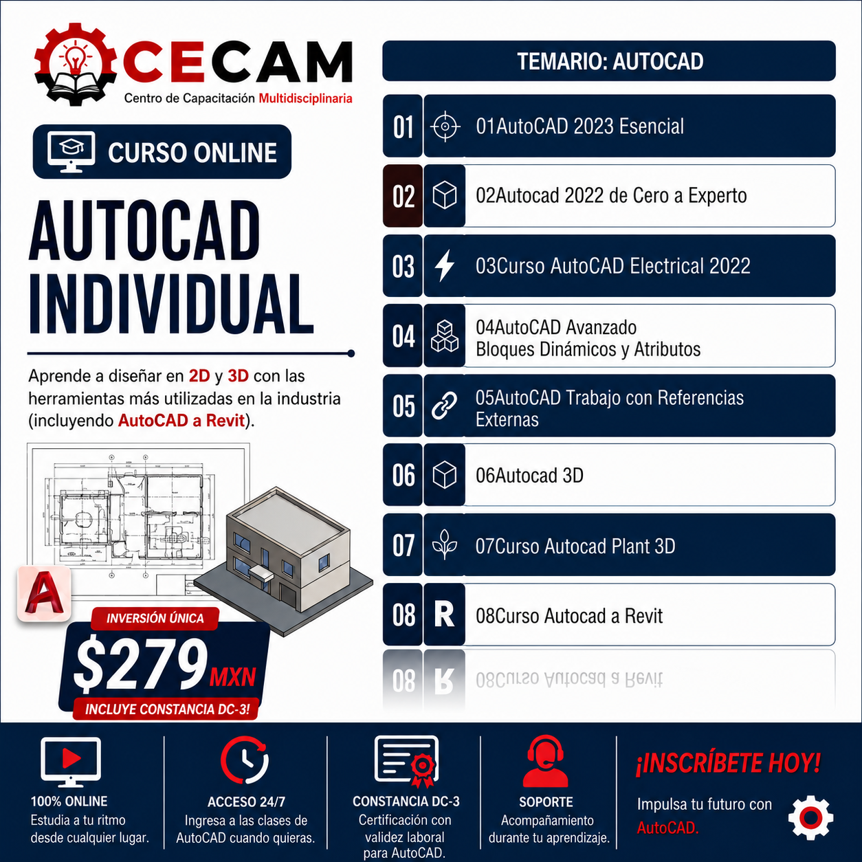Curso Online Autocad Básico a Avanzado