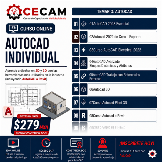 Curso Online Autocad Básico a Avanzado