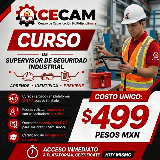 Curso Online de Supervisor de Seguridad Industrial
