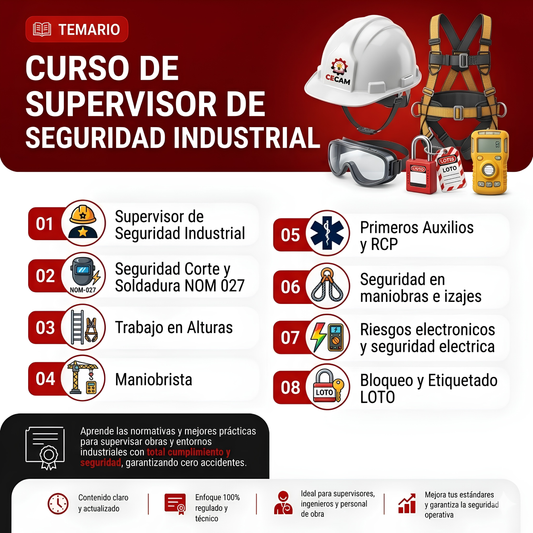 Curso Online de Supervisor de Seguridad Industrial