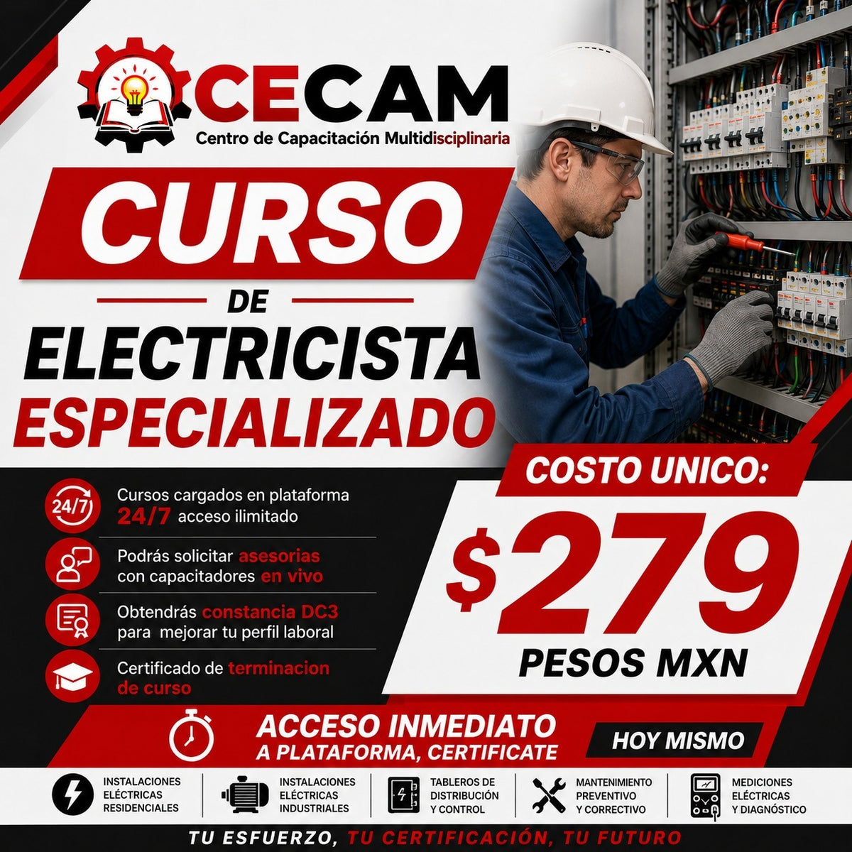 Curso Online de Electricista Especializado