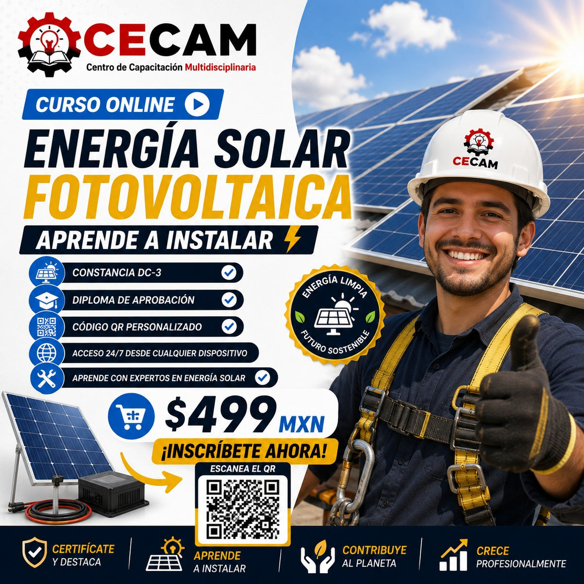 Curso Online de Energía Solar Fotovoltaíca