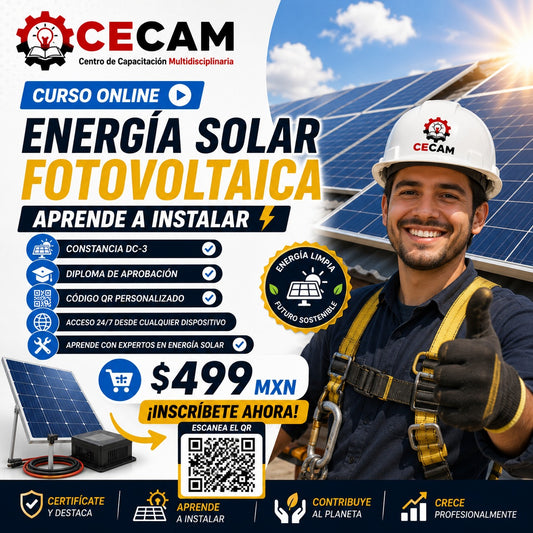 Curso Online de Energía Solar Fotovoltaíca