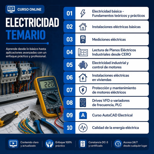 Curso Online de Electricista Especializado