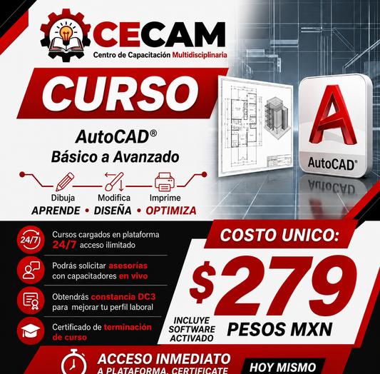 Curso Online Autocad Básico a Avanzado