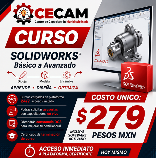 Curso Online Solidworks Básico a Avanzado